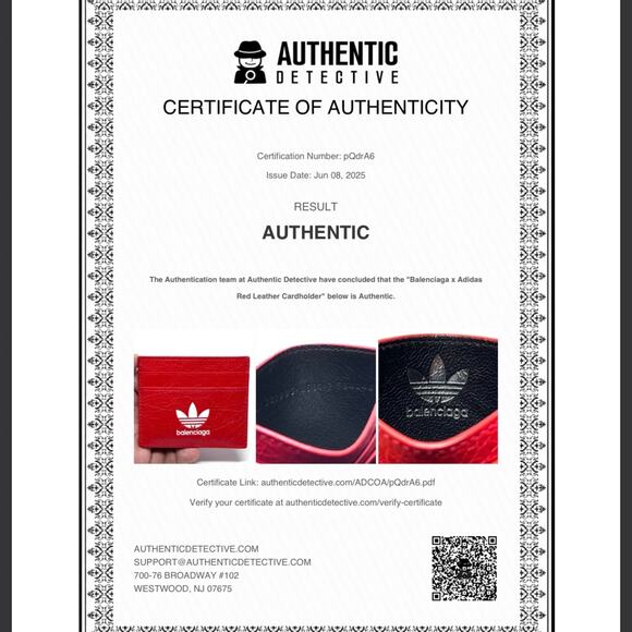 Balenciaga x Adidas Cardholder Wallet - Picture 2 of 10